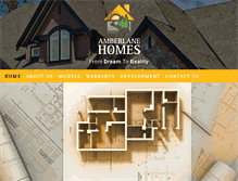 Tablet Screenshot of amberlanehomes.com